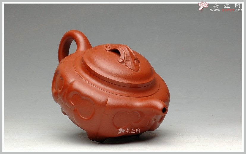紫砂壶图片：赵庄红泥 代表作 四季如意 - 美壶网