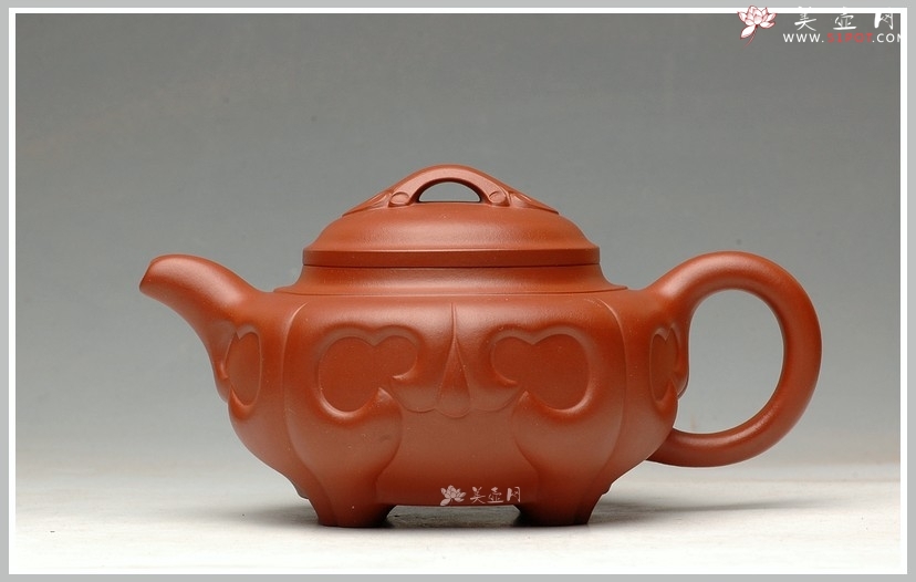 紫砂壶图片：赵庄红泥 代表作 四季如意 - 美壶网