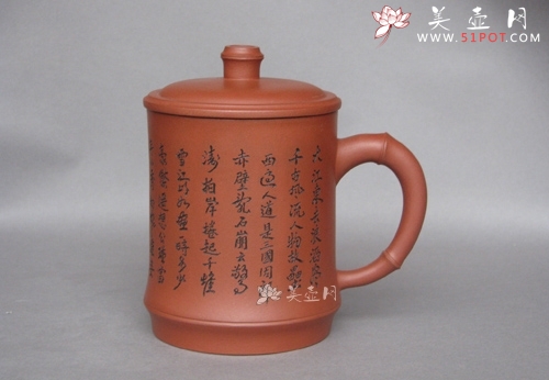 紫砂壶图片：竹节杯 - 美壶网