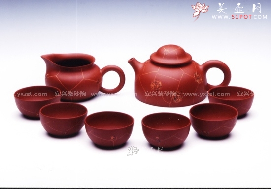 紫砂壶图片：鱼翁茶具 - 美壶网