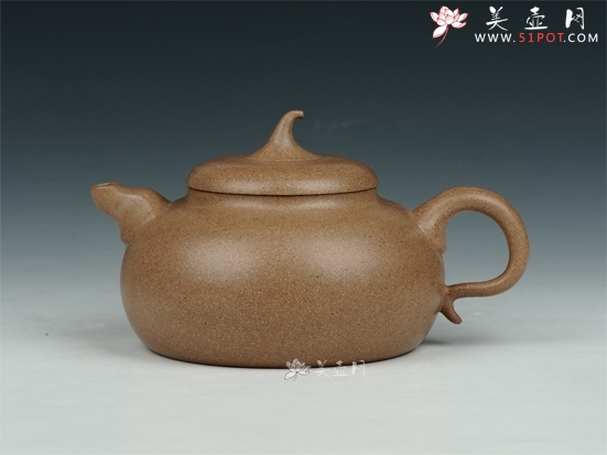 紫砂壶图片：段泥小品茄瓜 - 美壶网