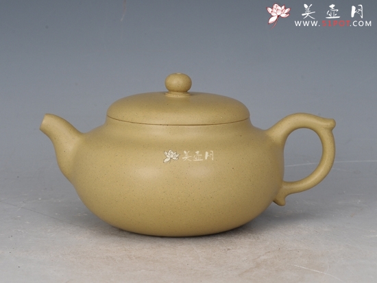 紫砂壶图片：本山绿泥小品  160cc - 美壶网