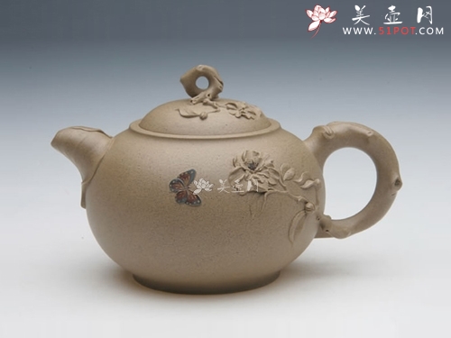 紫砂壶图片：2007年，作品《心境》荣获届东方工艺美术之都博览会金奖 - 美壶网